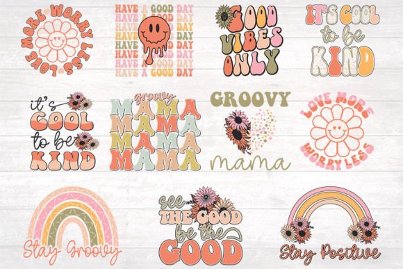 Download Groovy Retro SVG Sublimations Bundle - Retro Collection