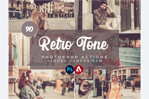 Download Retro Tone Photoshop Actions - Retro Collection