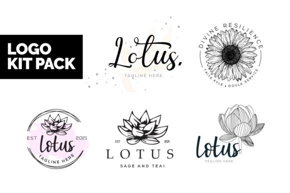 Download Botanical Logo Bundle and Kit Pack - Premium Bundle