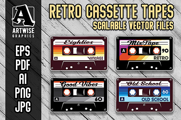 Download Retro Vintage Cassette Tapes - Retro Collection