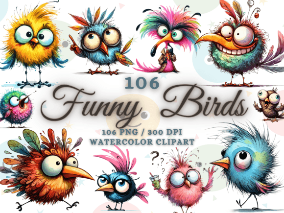 Download Funny Bird Clipart Bundle Funny Bird Png - Bird Collection